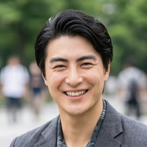 人から言われる客観的な性格を書く男性