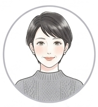 40歳の息子を持つ60代の母親のイラスト