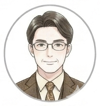 48歳の会社員男性のイラスト